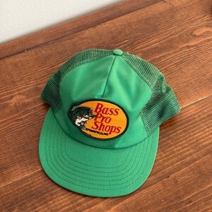 Bass Pro Shops Green Hat with Logo Patch